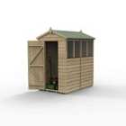 Forest Garden Beckwood 4x6 Apex Shed - 4 Window