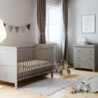 Little Acorns Classic Cot Bed and 3 Drawer Chest Nursery Set