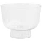 M&S Ribbed Glass Trifle Bowl