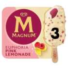 Magnum Euphoria Pink Lemonade Ice Cream Lollies 3 x 90ml