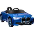 Tommy Toys BMW I4 Kids Ride On Electric Car Blue 12V
