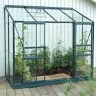 Vitavia Ida Toughened Glass Greenhouse - Green