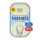 M&S Sardines in Olive Oil 120g