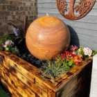 Tranquility Sandstone Sphere 60cm Natural Stone Solar Water Feature