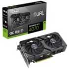 ASUS NVIDIA GeForce RTX 4070 12GB DUAL EVO OC Edition Graphics Card For Gaming