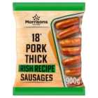 Morrisons Irish Thick Sausages 900g