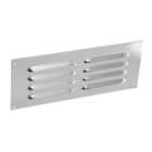 Securit Aluminium Slotted Louvre Vent Silver (9in x 3in)