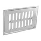 Securit Aluminium Hit and Miss Vent Silver (6in x 9in)