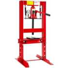 Hydraulic Press - with 6 tons of pressing force, steel - red
