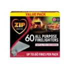 Zip All Purpose Firelighters Block 60 60 per pack