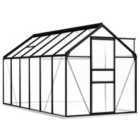 vidaXL Greenhouse w/ Base Frame Anthracite Aluminium 7.03m2