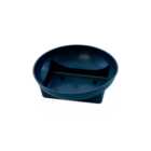 Oasis Floral Rounded Square Bowl - Blue