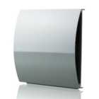 100mm - External Wall Wind Sound Baffle Vent Cover Draft Excluding Air Ventilation For Extractor Fans & Heat Recovery - Grey