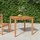 Berkfield Garden Dining Table 85x85x75 cm Solid Wood Teak