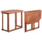 Berkfield Bistro Table 90x50x75 cm Solid Acacia Wood