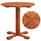 Berkfield Bistro Table 70x70 cm Solid Acacia Wood