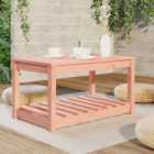 Berkfield Garden Table 82.5x50.5x45 cm Solid Wood Douglas
