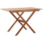 Berkfield Garden Table 110x67x74 cm Solid Acacia Wood