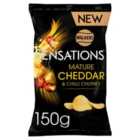 Walkers Sensations Mature Cheddar Cheese & Chilli Sharing Crisps 150g