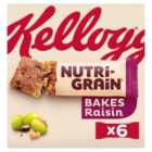 Kellogg's Nutri-Grain Bakes Raisin Snack Bars 6 x 270g