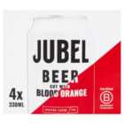 JUBEL Beer cut with Blood Orange 4 x 330ml