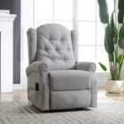 Artemis Home Crawley Electric Riser Recliner With Massage And Heat - Light Grey