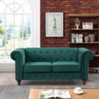 Artemis Home Pelham 2 Seat Velvet Sofa - Green