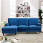Artemis Home Woodbury Reversible Corner Sofa - Blue
