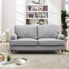 Artemis Home Woodbury 2 Seat Velvet Sofa - Grey