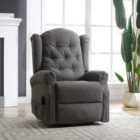Artemis Home Crawley Electric Riser Recliner With Massage And Heat - Dark Grey