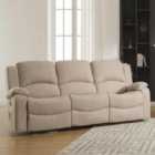 Artemis Home Marldon 3 Seat Reclining Sofa - Beige