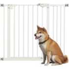 PawHut Adjustable Safety Gate w/ 1 Extensions - White