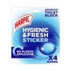 Harpic Hygienic & Fresh Sticker Marine 4 per pack