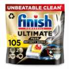 Finish Ultimate Plus Infinity Shine Lemon 105 per pack