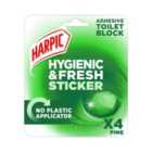 Harpic Hygienic & Fresh Sticker Pine 4 per pack