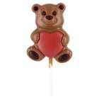 Love Bear Romeo Milk Chocolate Lollipop, 30g