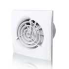 Quiet Kitchen Extractor Fan with Timer Blauberg Trio Powerful Wall & Ceiling Mounted Ventilator 6 " 150 mm