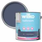 Wilko Bathroom Intense Blueberry Mid Sheen Emulsion Paint 2.5L