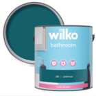 Wilko Bathroom Jaded Teal Mid Sheen Emulsion Paint 2.5L