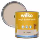 Wilko Tough & Washable Oatmeal Matt Emulsion Paint 2.5L