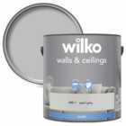 Wilko Walls & Ceilings Pearl Grey Matt Emulsion Paint 2.5L