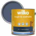 Wilko Tough & Washable Intense Blueberry Matt Emulsion Paint 2.5L