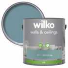 Wilko Walls & Ceilings Dark Duck Egg Silk Emulsion Paint 2.5L