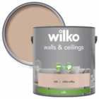 Wilko Walls & Ceilings Milky Coffee Silk Emulsion Paint 2.5L