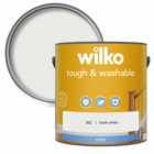 Wilko Tough & Washable Chalk White Matt Emulsion Paint 2.5L