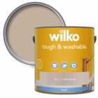 Wilko Tough & Washable Warm Taupe Matt Emulsion Paint 2.5L