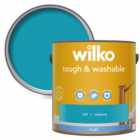 Wilko Tough & Washable Neptune Matt Emulsion Paint 2.5L