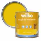 Wilko Tough & Washable Lemon Pop Emulsion Paint 2.5L