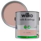 Wilko Walls & Ceilings Dusky Petal Silk Emulsion Paint 2.5L