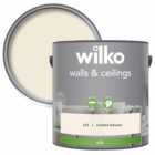 Wilko Walls & Ceilings Crushed Almond Silk Emulsion Paint 2.5L